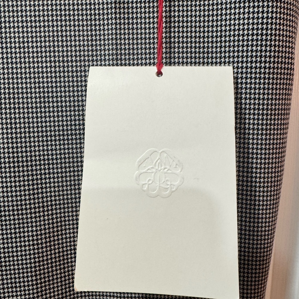 Alexander McQueen Houndstooth wool straight pants Size IT 38 - US 2 - Picture 8 of 14